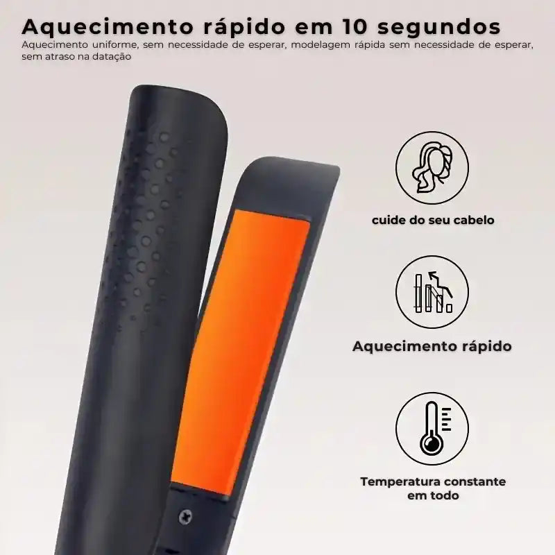 Chapinha Essencial Ceramic - Sem Frizz e Versátil para Todos os Fios