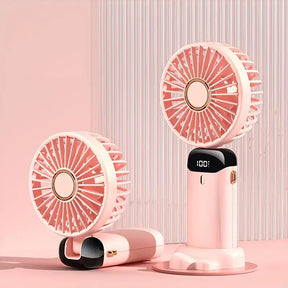 Ventilador Portátil Essencial - Brisa Havaiana e Design Elegante, com Carregamento USB